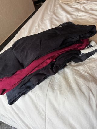 5 Leggings Control Abdominal Tie-Dye Negro Talla S