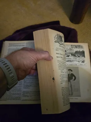 Sol y sombra.  Revista taurina 1899. Año completo