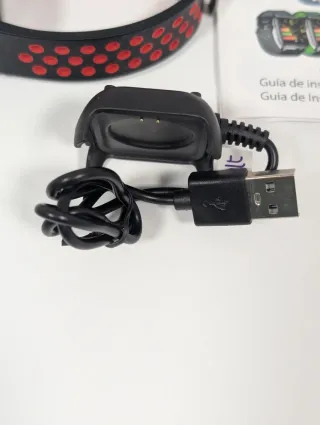 Smartwatch Leotec Multisport Bip 2 Negro/Rojo