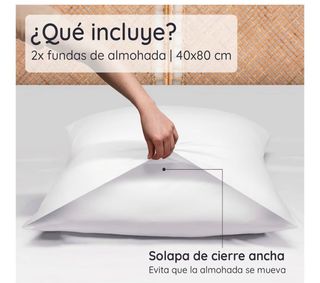 Fundas de almohada 100% bambú