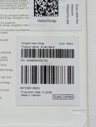 Amazfit Helio Strap - black - Fitness Tracker