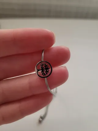 Pulsera árbol de la vida, acero inoxidab
