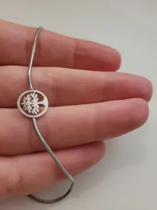 Pulsera árbol de la vida, acero inoxidab