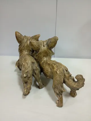 Perros cerámica vintage firmados