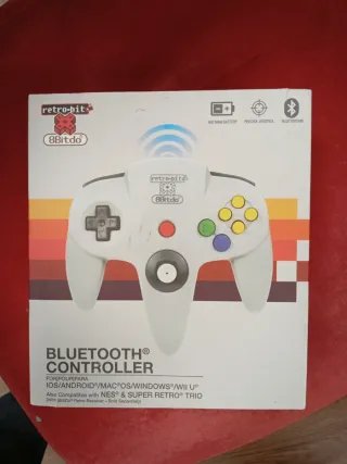 Mando Retro 8BitDo N64 Gris