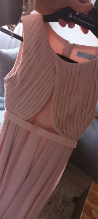 Mono ceremonia plisado rosa palo Talla 10