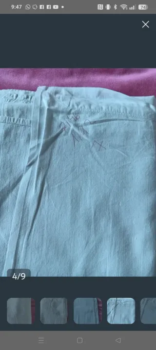 Sábanas de algodón blancas