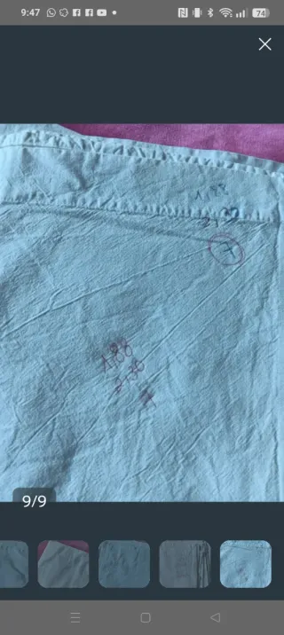 Sábanas de algodón blancas