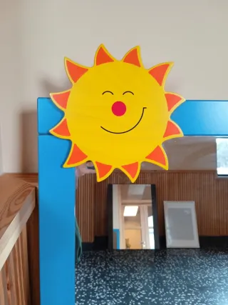 Espejo infantil sol azul