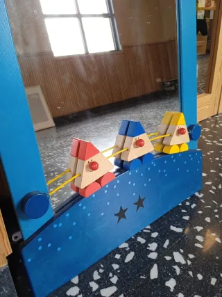 Espejo infantil sol azul