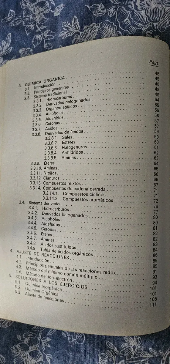 Nomenclatura y formulación químicas. 1978