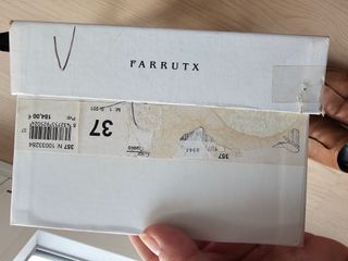 Zuecos Farrutx Piel Marrón Talla 37