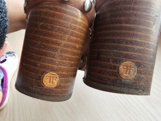 Zuecos Farrutx Piel Marrón Talla 37