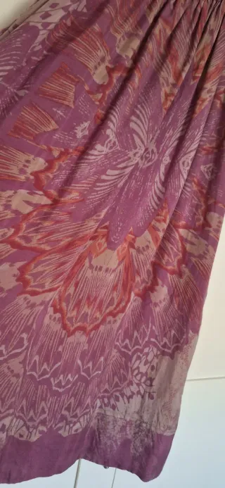 Vestido Adolfo Dominguez Lila Estampado