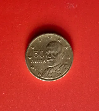 Grecia 50 cent. 2002