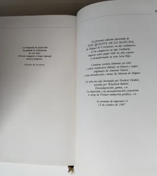 Don Quijote de la Mancha Ilustrado Antonio Saura