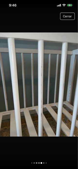 Minicuna colecho blanca