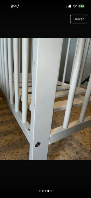 Minicuna colecho blanca