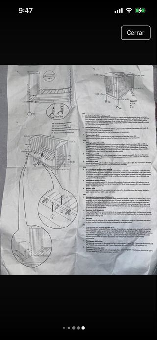 Minicuna colecho blanca