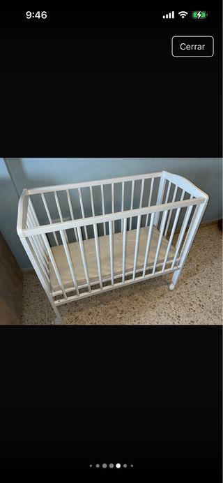 Minicuna colecho blanca