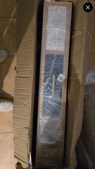 Recibidor de madera con cajones