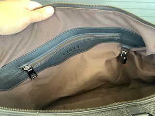 Bolso de viaje Gucci negro