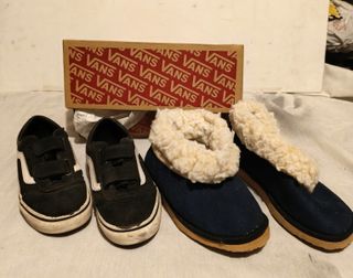 Sapatilhas Vans e Pantufas N.31