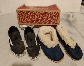 Sapatilhas Vans e Pantufas N.31