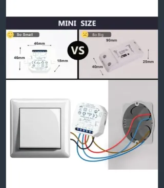 Kit 2 Interruptores Relé WiFi LoraTap