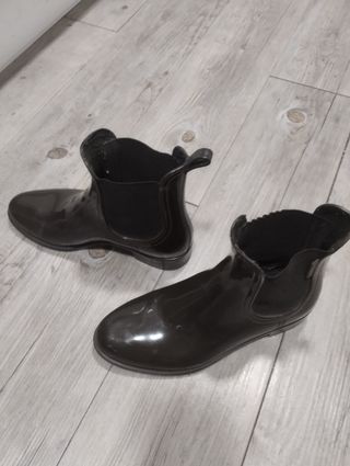 Botas de agua Gioseppo marrones y bajitas