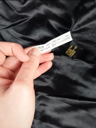 Abrigo Piel Natural Mujer - Talla 42