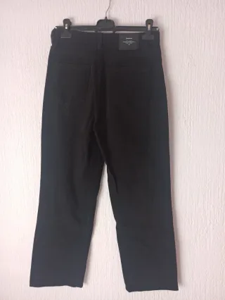 Pantalones negros rectos