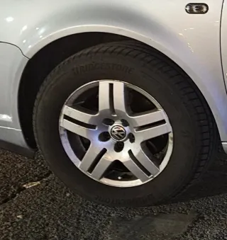 Llantas Originales Golf 4 15 5x100, con neumáticos