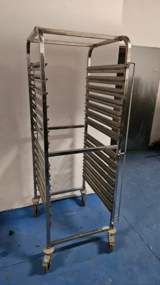 Carro Bandejas Acero Inoxidable