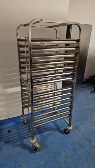 Carro Bandejas Acero Inoxidable