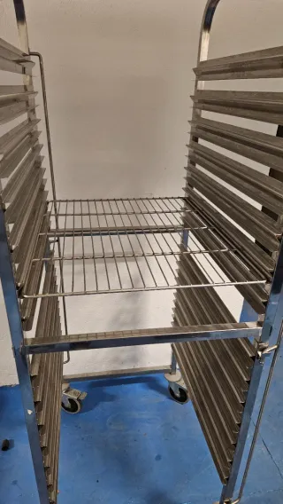 Carro Bandejas Acero Inoxidable