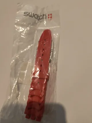 Correa Swatch 17mm Roja