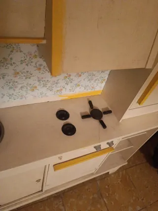 Cocinita de madera infanti 112x90x22