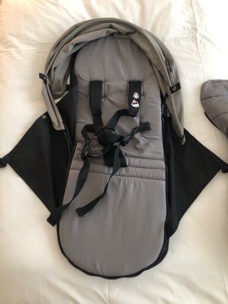 Capazo Yoyo Grigio e Nero