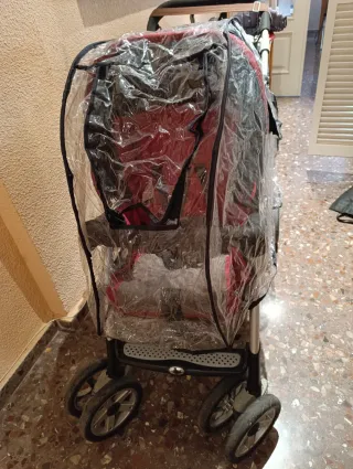 Carrito Gemelar Jané Twin Rojo