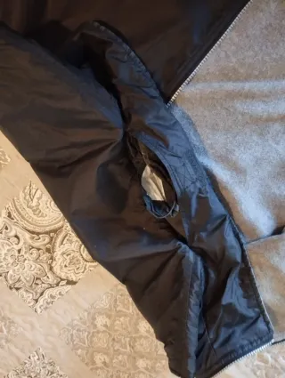 Chaleco reversible golf azul marino/gris.