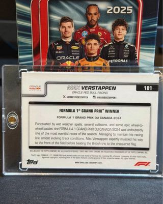 Max Verstappen Topps Chrome 2025 F1 17/199