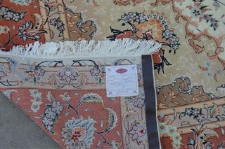 Alfombra Persa Tabriz Seda y Lana