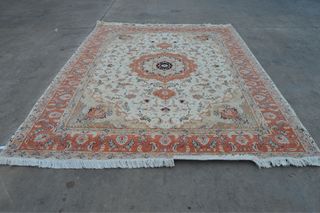 Alfombra Persa Tabriz Seda y Lana