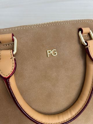 Bolso PG Nuevo Marrón y Dorado