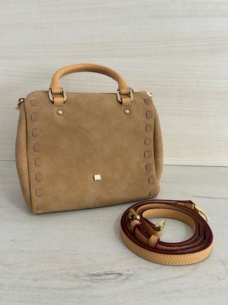 Bolso PG Nuevo Marrón y Dorado