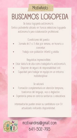 Empleo logopeda