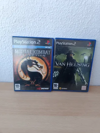 Lote 2 Juegos PS2: Mortal Kombat y Van Helsing