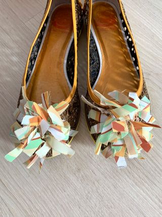 Bailarinas verano pompón