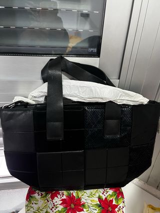 Bolso Tote Desigual Negro Patchwork